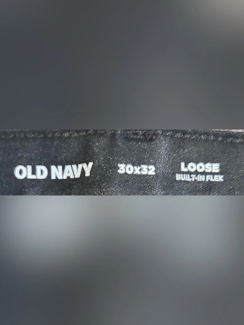 Men’s Old Navy Black loose Straight Leg Jeans